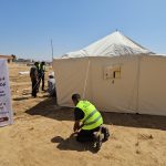 غزي دستك تجهز خيم إيواء في مصر لارسالها للنازحين في غزة