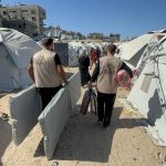 Distribution of Emergency Assistance to Displaced People in Northern Gaza