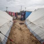 KIŞ; Gazze'de evlerinden edilmiş 2 milyon insanı tehdit ediyor.