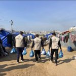 Gazze Destek distributes food baskets to displaced families in Gaza