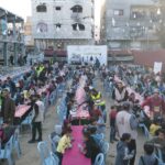 الإفطار الجماعي لـ 1000 نازح في غزة