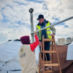 Gazze Destek is implementing a project to establish prayer areas to displaced people in the Gaza