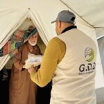 غزي دستك تستمر في توزيع الرغيف الخيري على الأسر النازحة في غزة